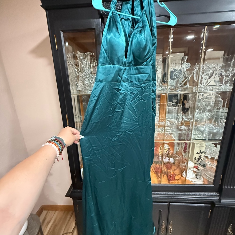 Green Prom Dress with Elegant Design